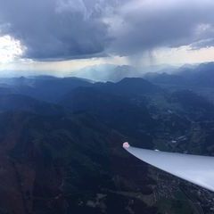 Flugwegposition um 14:26:51: Aufgenommen in der Nähe von Rottenmann, Österreich in 2469 Meter